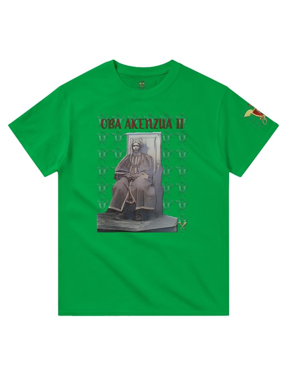 Oba Akenzua II Heavyweight Unisex T-Shirt - Irish Green