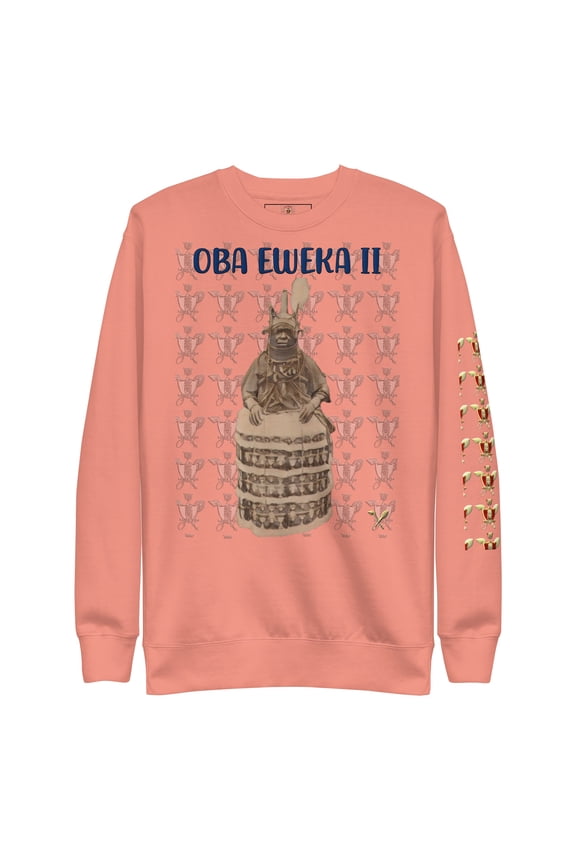Oba Eweka II Unisex Premium Sweatshirt - Dusty Rose, L