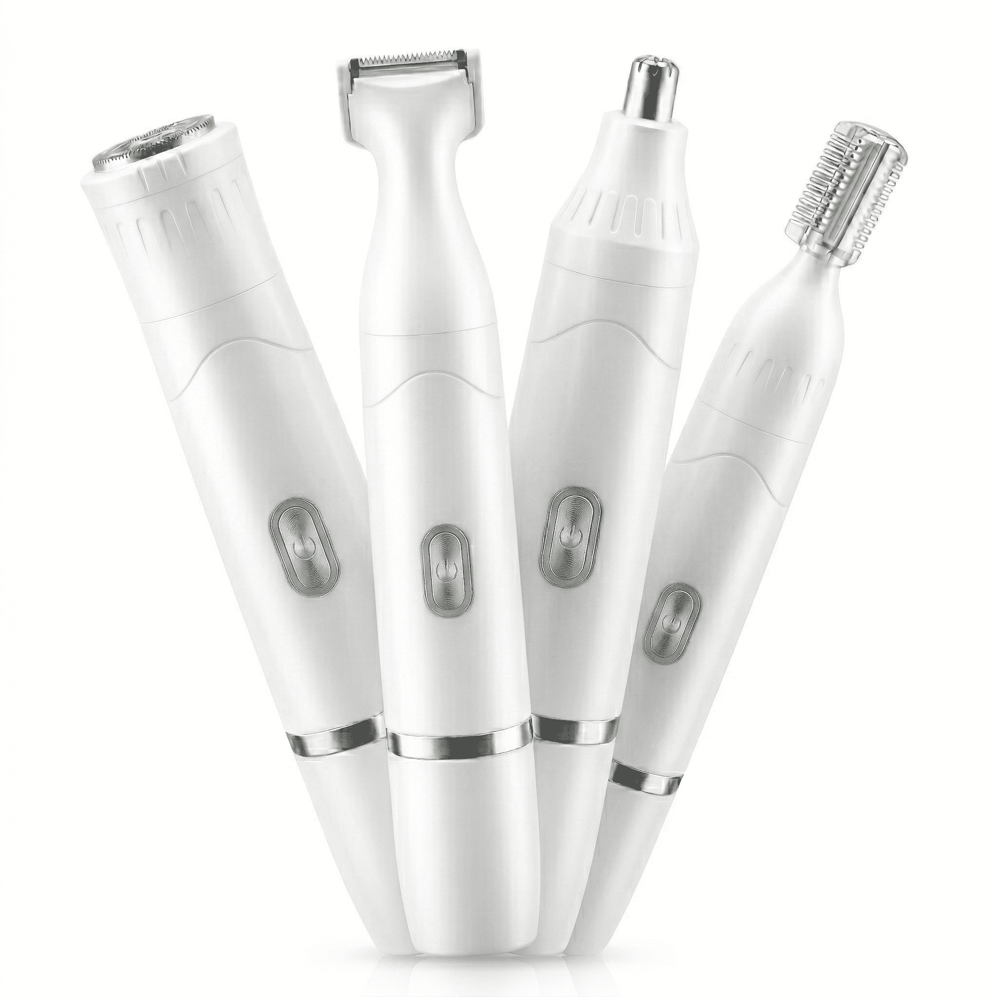 Obacre  Electric Razors for Women,4 in 1 Electric Shaver for Women,Lady Electric Bikini Shaver, Wet/Dry Bikini Trimmer for Face Nose Arms Legs