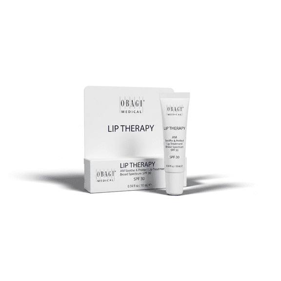 Obagi Medical Lip Therapy Soothe & Protect Lip Treatment Broad Spectrum SPF 30, Plumping & Hydrating Balm, 0.35 oz (10 g)