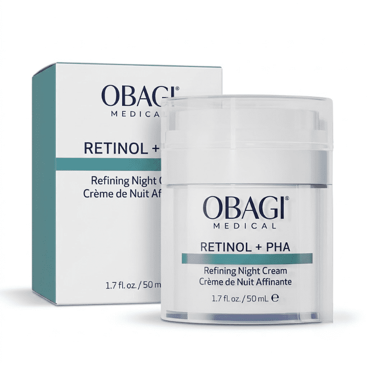 フェイスクリーム OBAGI RETINOL + PHA Refining Night Cream Obagi Medical Retinol + PHA Refining Night Cream, Dual-Action Anti