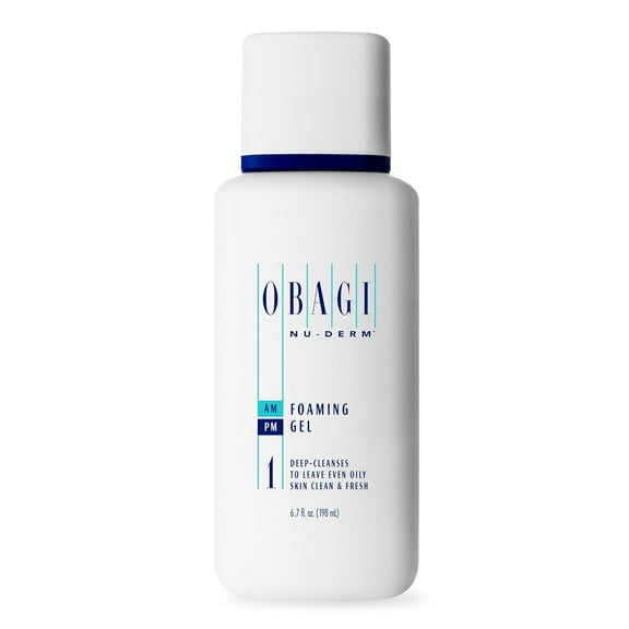 Obagi Nu-Derm Foaming Gel Face Wash for Normal to Oily Skin Type, 6.7 fl oz