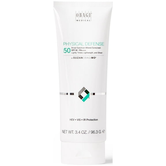 Obagi SUZANOBAGIMD Physical Defense Mineral-Based Tinted Sunscreen Lotion, SPF 50, 3.4 oz.