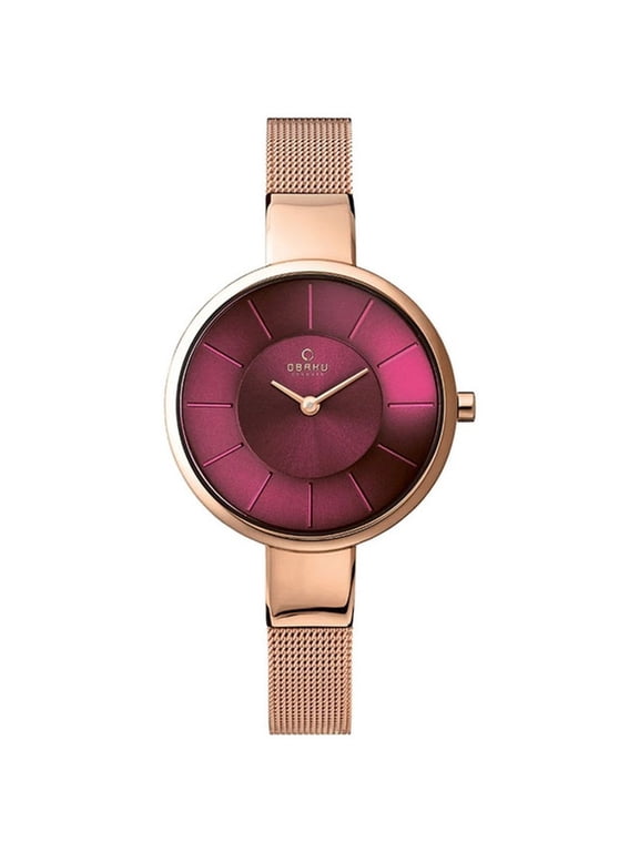 Sol Ruby Women's Rose Gold-Tone Quartz Watch V149LXVQMV