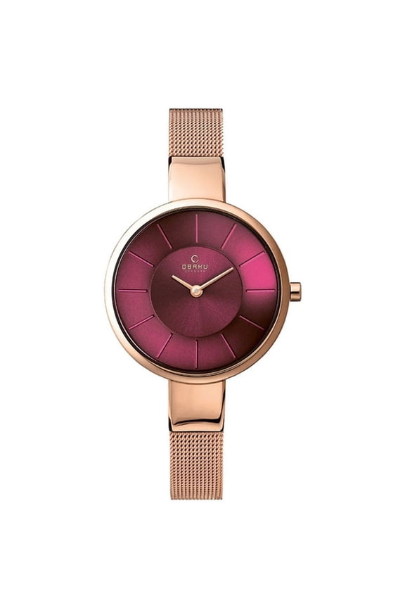 Sol Ruby Women's Rose Gold-Tone Quartz Watch V149LXVQMV