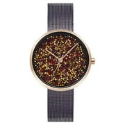 Obaku Womens Glimmer Multicolor Dial Watch - V289LHVNMN
