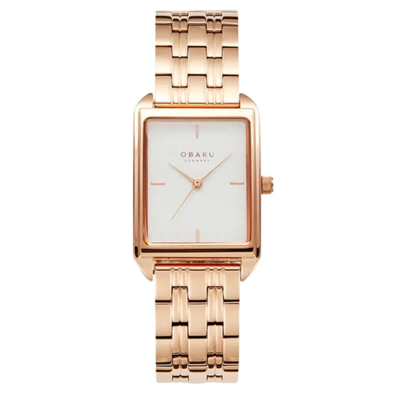 Obaku Women's Kamille White Dial Watch - V293LXVISV