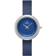 Obaku Womens Stille Arctic Blue Dial Watch - V146LXCLML