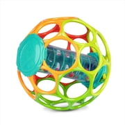Oball Easy Grasp Rollin Rainstick Rattle Cause & Effect Infant Toy, Unisex, 6 Inches
