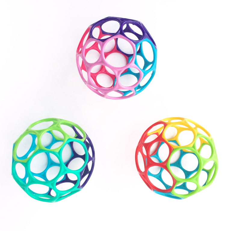 Oball Oball Classic Ball Easy-Grasp Toy - Assortment, Ages Newborn +