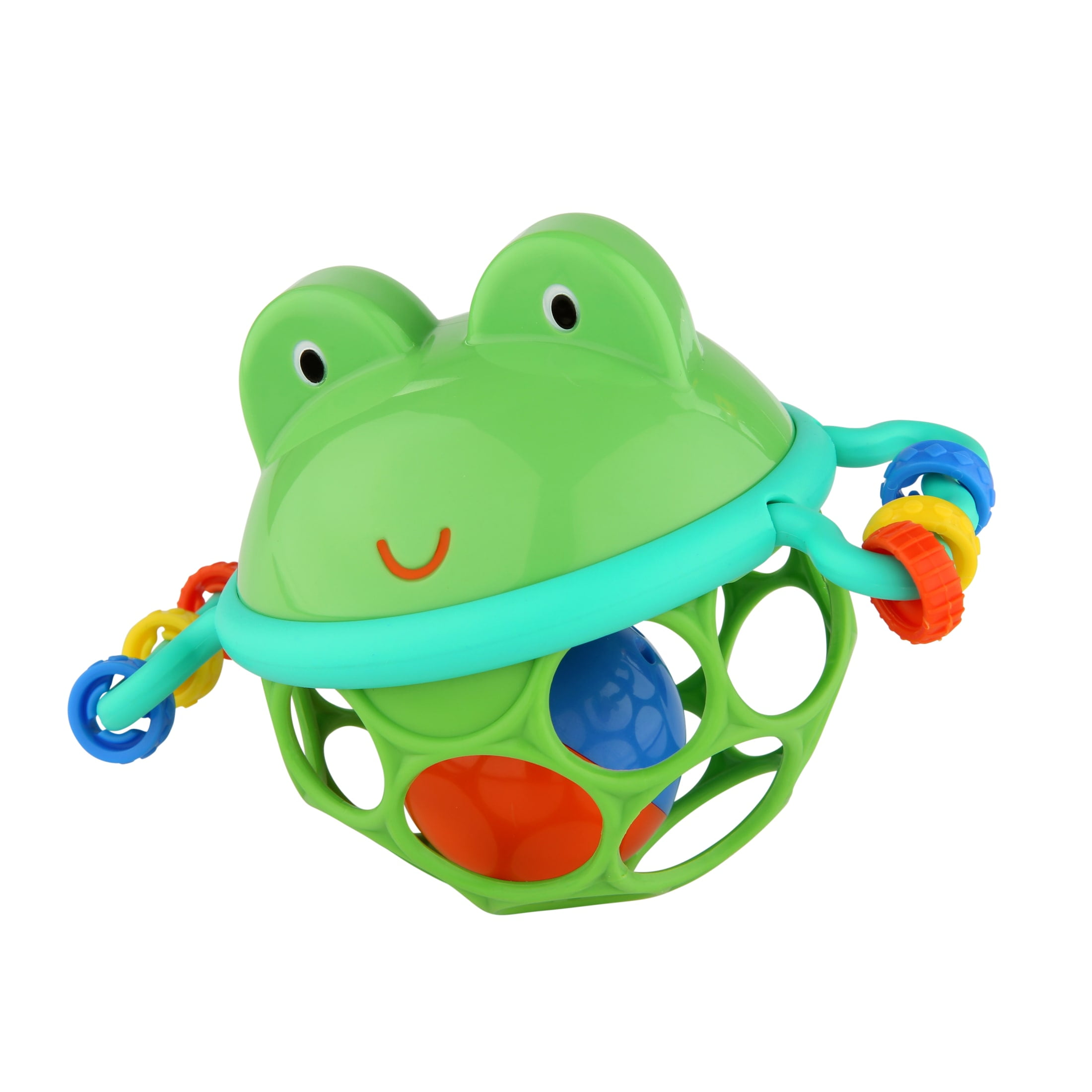 Oball Easy Grasp Jingle & Shake Pal BPA-Free Infant Toy Rattle, Green, Unisex, Ages 0 Months +