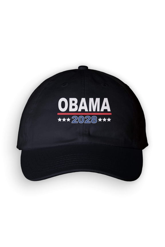 Obama 2028 Hat Barack Obama Dad Hat Cap 6 Panel Unstructured Buckle Closure Made To Order With Love