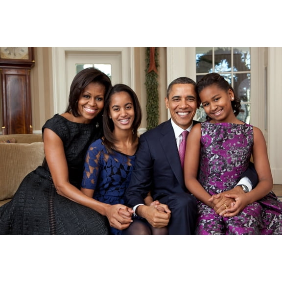 Obama Family Portrait History (36 x 24)