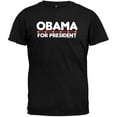 thumbnail image 1 of Obama For President Black T-Shirt, 1 of 1