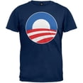 thumbnail image 1 of Obama - Large Rising Sun Logo Navy T-Shirt, 1 of 1
