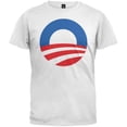 thumbnail image 1 of Obama - Large Rising Sun Logo White T-Shirt, 1 of 1