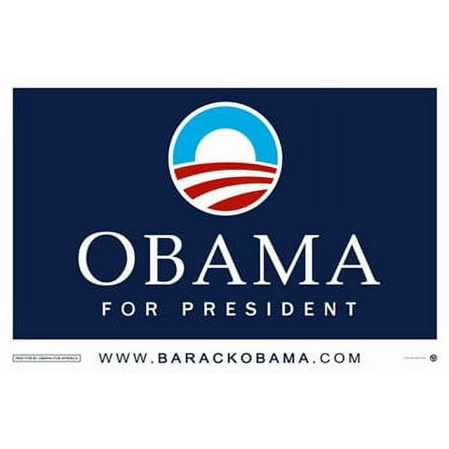 Obama Logo Campaign Poster Movie Poster (17 x 11)
