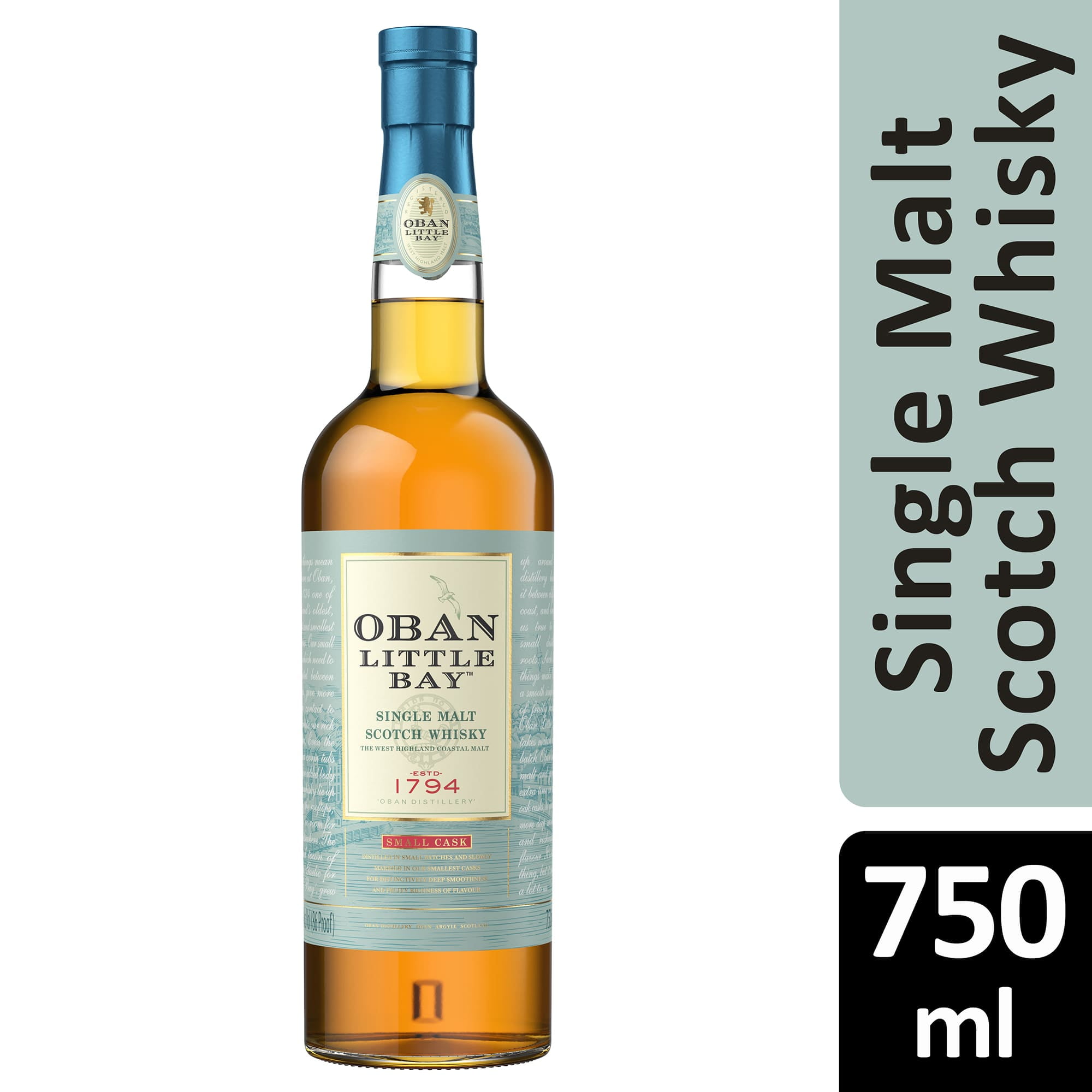 Oban Little Bay Single Malt Scotch Whisky, 750 ml, 43 ABV