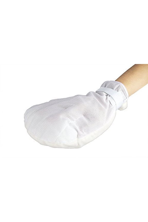 MB-1290N One Pair of Finger Control Mitt Protection Gloves - Protective Gloves with Hook and Loop Closure - Support Medical Treatments-Prevent Self-Harm-1 Pair