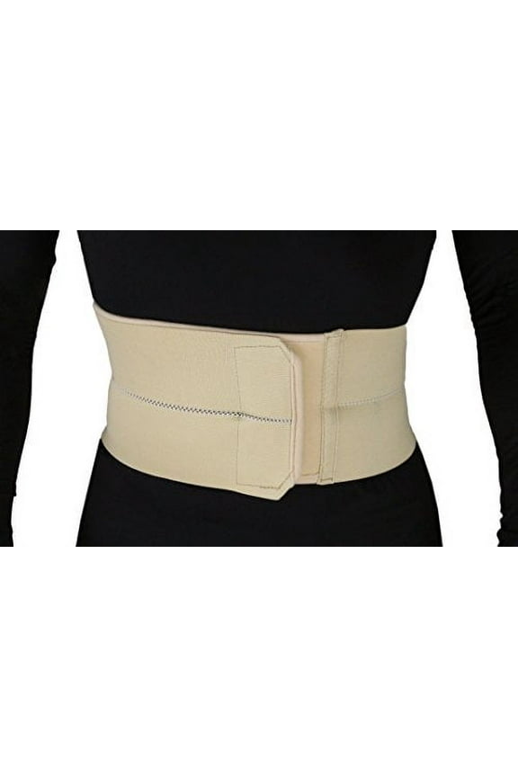 MB-2200XXL 2-Panel Elastic Postpartum Girdle/Postoperative Abdominal Binder Belt, Injuries Support, Post Pregnancy, Post-Surgical, Hernia, Belly Wrap Brace-Trimming Waist (XXL:47-52