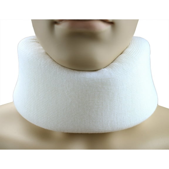 ObboMed MB-4802N 2.5 Inch Cozy& Soft Foam Cervical Collar- Relief Neck Rest Support Brace- Wraps Aligns & Stabilizes Vertebrae (Size L: 15.5 x 2.5 x 1 inches)