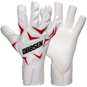 Obbsen Professional Soccer Goalie Gloves for Youth&Adults, Hybrid Cut, 4+3mm Latex, Snug Fit, Removable Wrist Strap