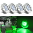 thumbnail image 1 of Obcursco Boat Light LED, 12V LED Boat Interior Light for Boat Deck LED Transom Mount Light, LED Boat Courtesy Light. Perfect for Night Fishing (Green,4 Pcs), 1 of 7
