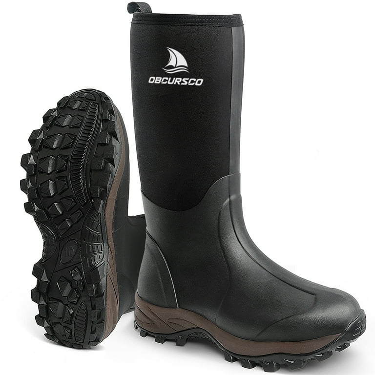 Rubber hunting store boots walmart