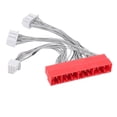 thumbnail image 1 of Obd2B To Obd2A Conversion Harness Adapter Ecu Jumper For / ,1 * conversion harness,Red & gray, 1 of 8