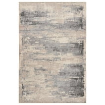 Obeetee Avalon Gray Indoor Area Rug for Living Room Bedroom, 7'6"x9'6"