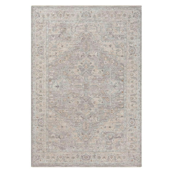 Obeetee Estate Medallion Area Rug, Navy - 2'6"x7'3"