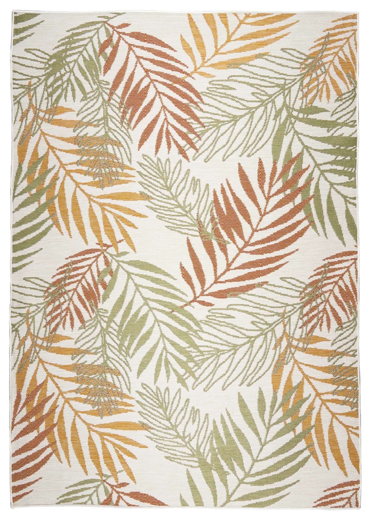 Obeetee Plaza Tropical Indoor/Outdoor Area Rug for Patio Pool Living ...
