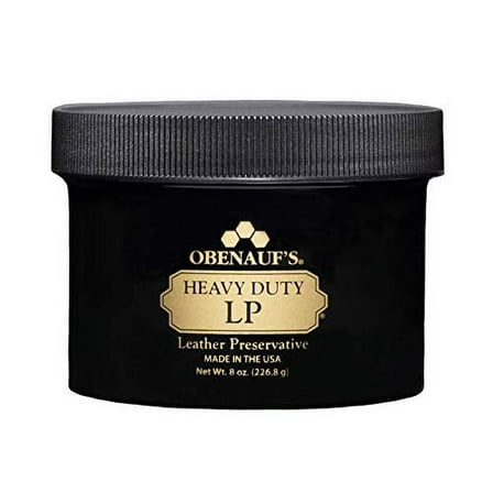 Obenauf's Heavy Duty LP Leather Conditioner Natural Oil Beeswax Formula (8oz)