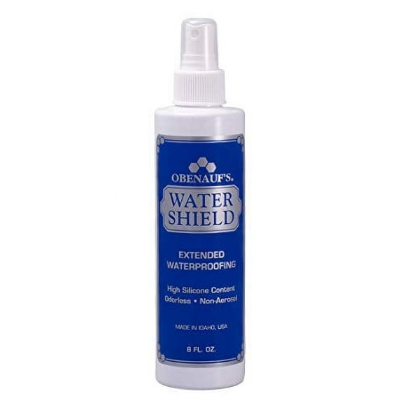 Obenauf's Water Shield Odorless Waterproofing Spray for Fabrics and Leather (8oz Bottle)