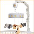 thumbnail image 1 of Oberlux Jungle Animal Safari Musical Baby Crib Mobile, Grey, 1 of 6
