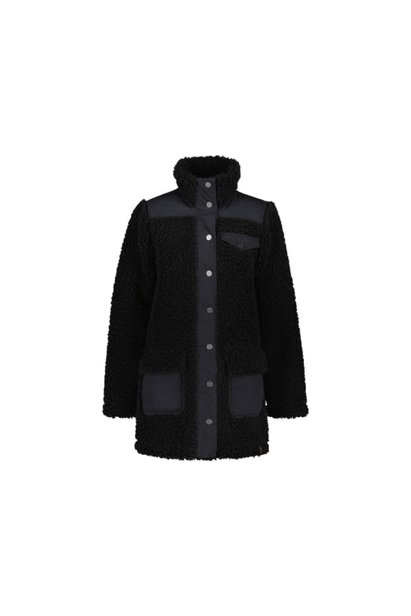 Andie Sherpa Jacket - Women's, Extra Small, Black