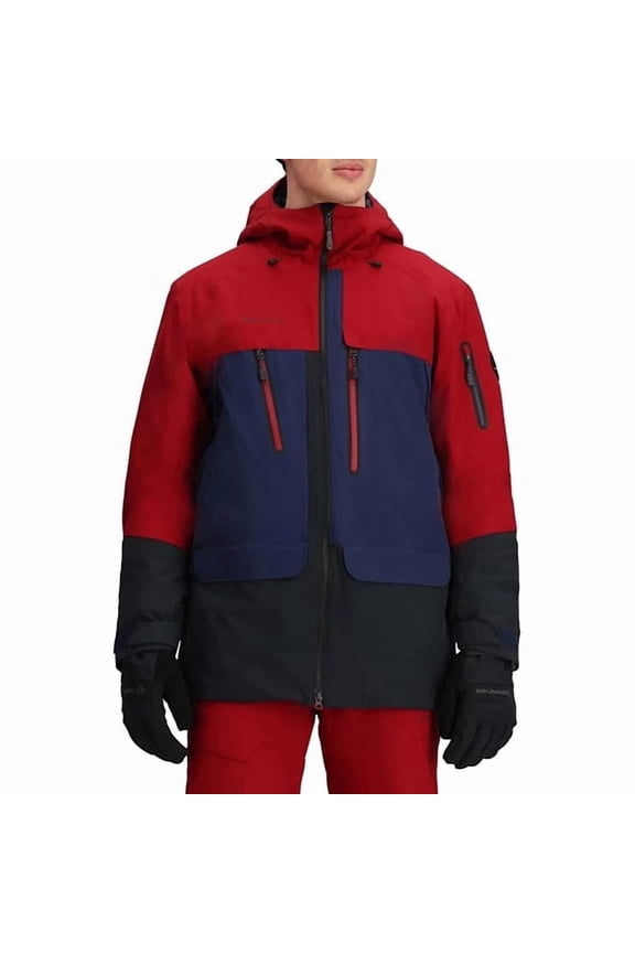 Cirque Jacket Men's Clothing Rustic Red : MD, Fleece/Mesh/Polyester