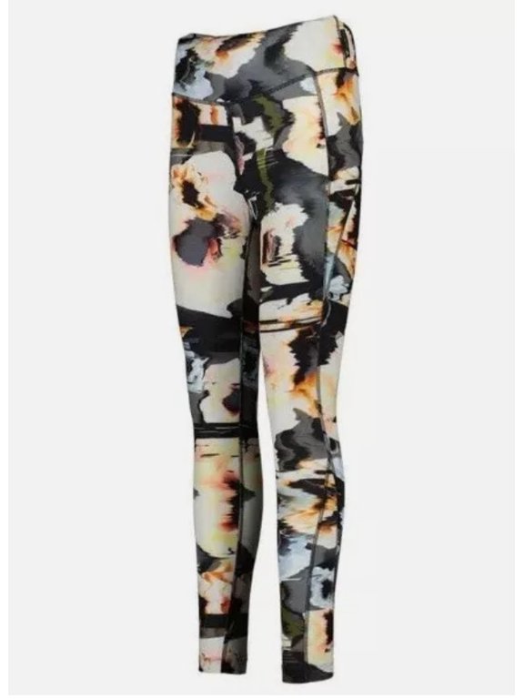 Womens Baselayer Discover Tight Leggings Glitchy Size XS