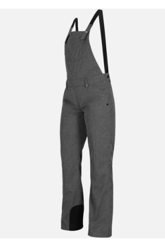 Women's Malta Bib Overalls Charcoal 12