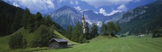 Oberndorf Tirol Austria Canvas Art - Panoramic Images (36 x 12)