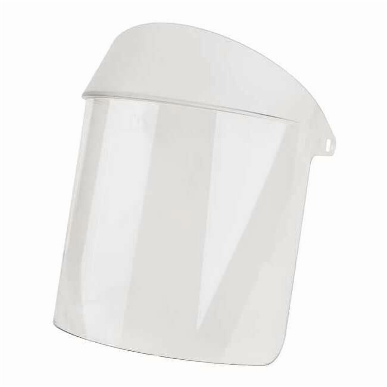 Faceshield Visor, Clear Visor, Polycarbonate, Chemical Resistant Lens, clear 028AF+BOX