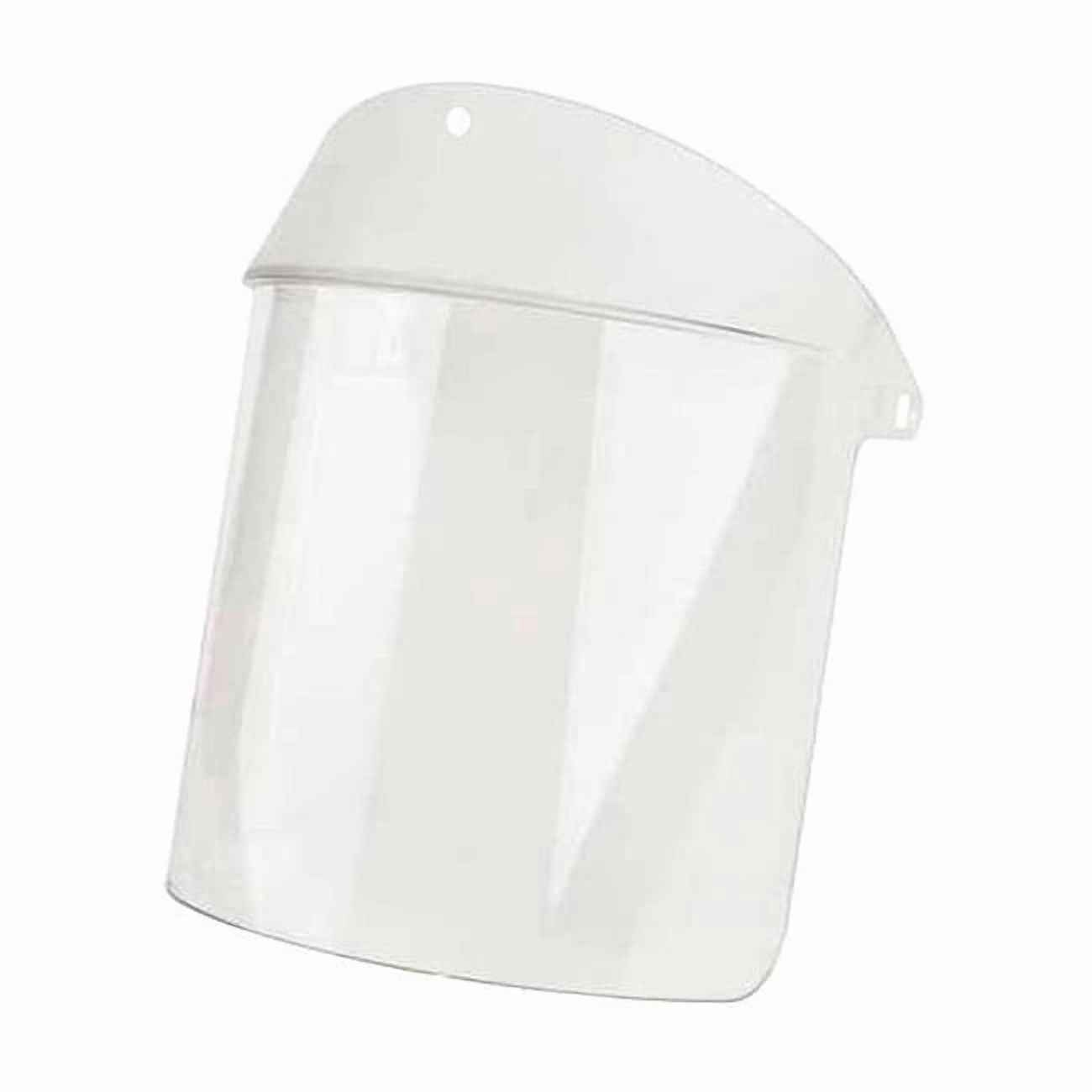 Faceshield Visor, Clear Visor, Polycarbonate, Chemical Resistant Lens, clear 028AFH+BOX