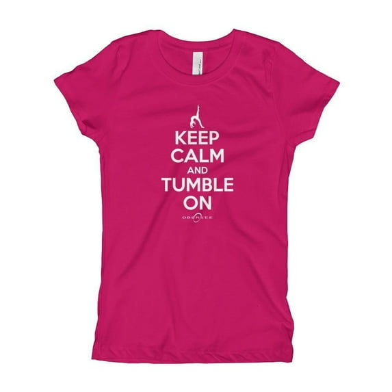 Obersee Gymnastics Girl's Youth T-Shirt - Keep Calm and Tumble On