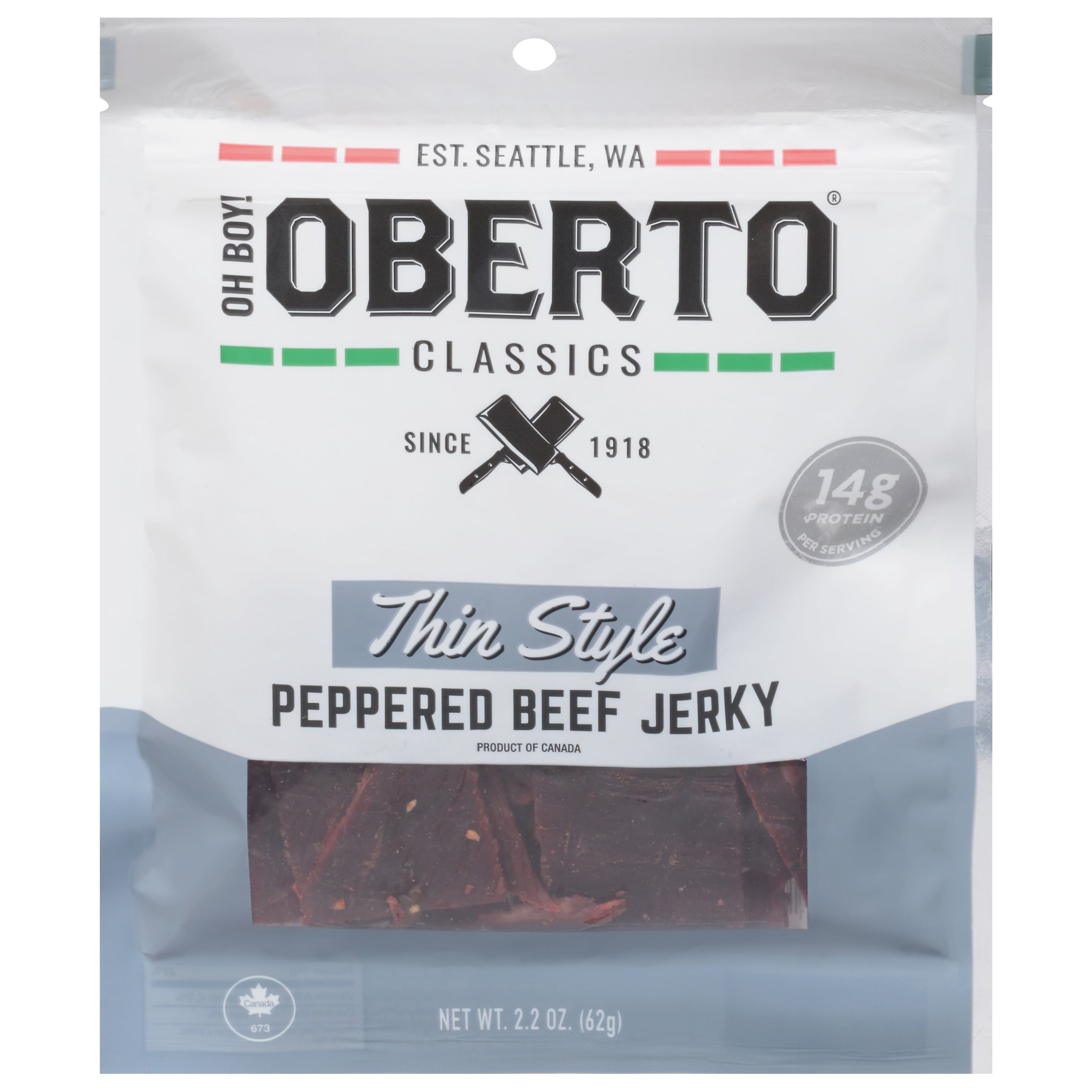 Oberto Thin Pepper 2.2 Oz