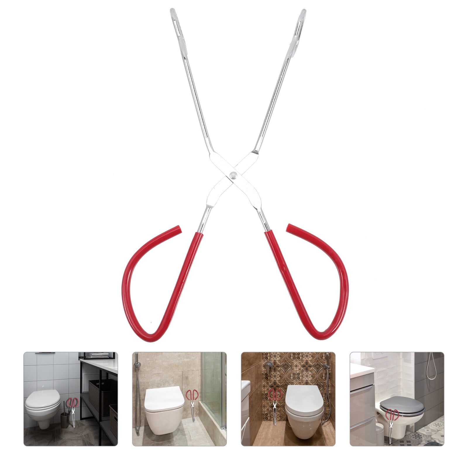 Obesity Self Wiper Tool Butt Wipe Assist Tong Toilet Paper Clamp Self Assist Toilet Aid