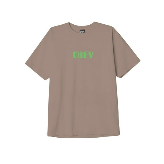 Obey Mens Obey Grafx T-Shirt Mushroom 166913151