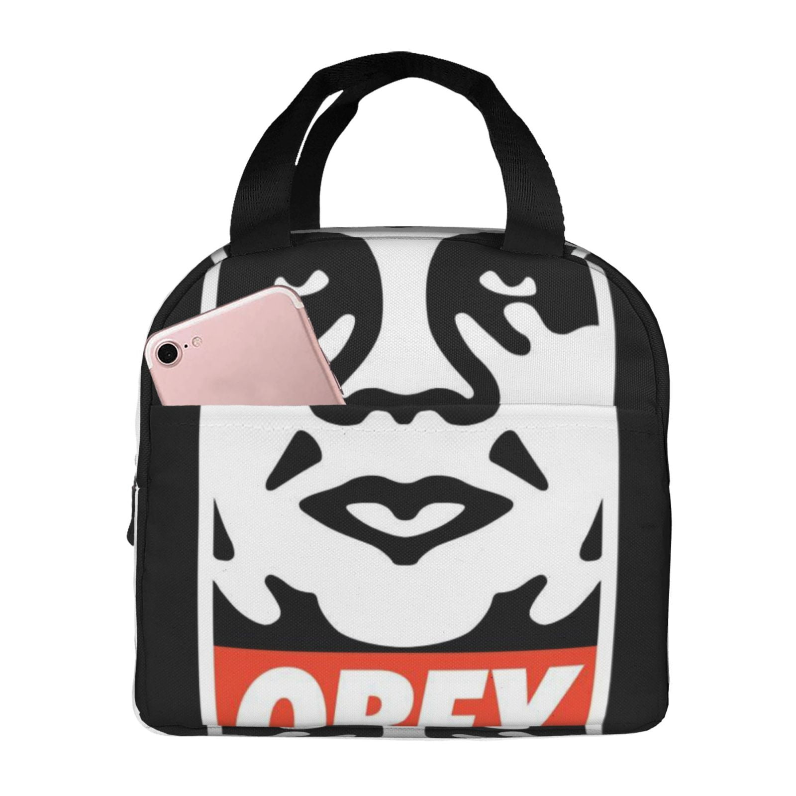 Obey Propaganda Reusable Portable Foil Thickened Insulated Bento Bag For Both Men And Women Walmart