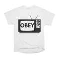 thumbnail image 1 of Obey TV Classic 80s Graphic T-Shirt Tee Gift For Him Merch For Her Apparel For Friend, 1 of 2