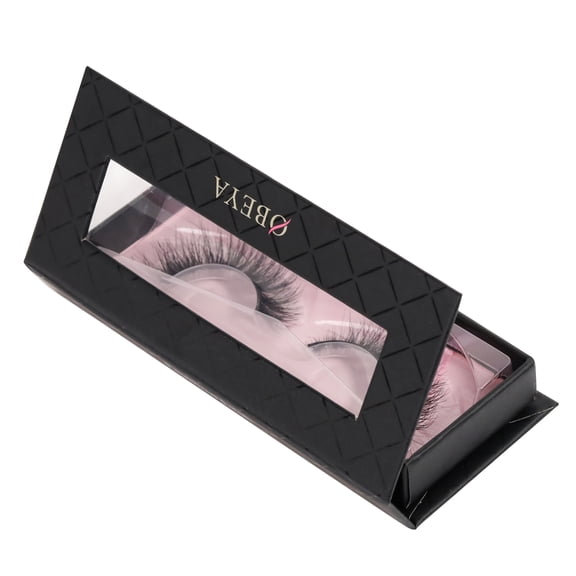 Obeyalash 1 Pair Faux Mink Eyelashes Natural Long 3D Handmade Makeup False Lashes