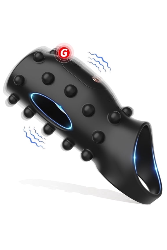 10 Vibrating Penis Ring Adult Sex toys for Men, Sex Toys for Male